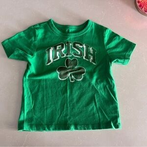 Preloved The Children's Place Green 'Irish' Shamrock Tee